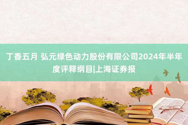 丁香五月 弘元绿色动力股份有限公司2024年半年度评释纲目|上海证券报